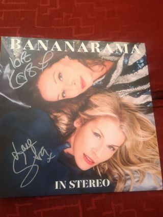 Bananarama In Stereo Hand Signed Clear Vinyl Lp 2019
