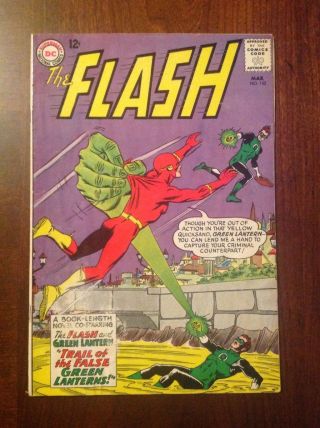 Flash 143,  Vg,  Green Lantern Story,  Carmine Infantino,  1964 Dc
