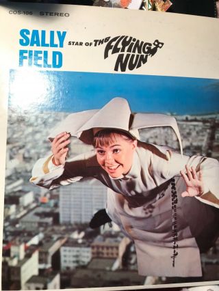 1967 Colgems Records The Flying Nun Starring Sally Field Tv Soundtrack Lp Ex,