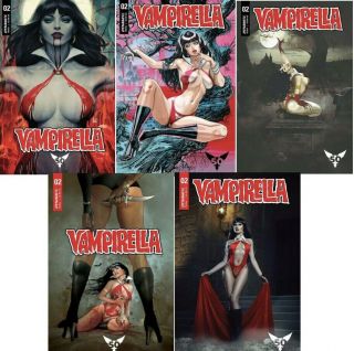 Vampirella 2 (2019) Set Cover A B C D E Nm Pre - 8/21/19