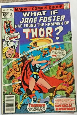 What If? 10 1st Female Thor (jane Foster) Huge Key Vf