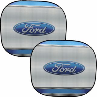 2pc Elite Spring Sunshade Windshield Universal Car Truck Sun Shade For Ford