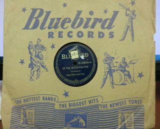 Glenn Miller In The Mood/ I Want To Be Happy Bluebird Record 10416 78 Rpm E -