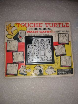 Vintage Touche Turtle Dum Dum Hanna Barbera 1960 