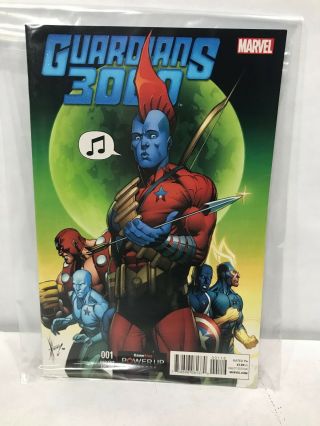 2014 Guardians Of The Galaxy 3000 Game Stop 1 Variant Polybagged