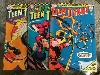 Teen Titans Orig.  Series 4 5 6 Dc Silver - Age F,