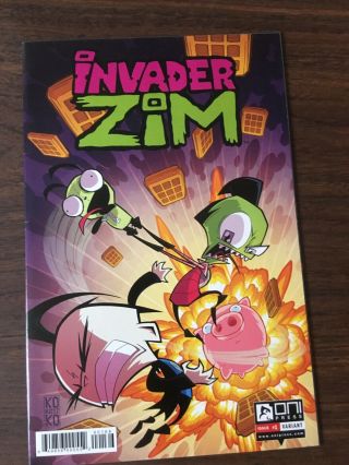 Invader Zim 1 Retailer Exclusive Variant Limited To 500 Oni Press Jhonen Vazquez