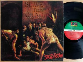 Skid Row - Slave To The Grind 1991 Korea Orig 1st Vinyl.  11tracks,  W/insert.  Vg,