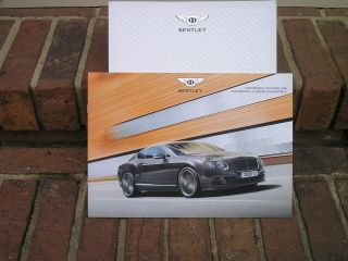 Bentley Continental Gt Speed Brochure 2014,  Within The U.  S.  A.