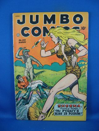 Jumbo Comics 109 Vg,  Sheena