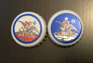 (2) Budweiser Discovery Reserve Lager Beer Bottle Caps Limited Moon Landing 2019