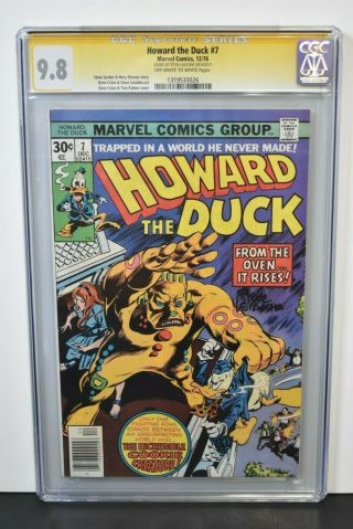 Howard The Duck 7 1976 Cgc Grade 9.  8 Signature Series Signed By Steve Leialoha