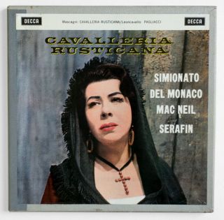 Sxl 2253 - 5 Cavalleria Rusticana & I Pagliacci Uk Decca Wbg Ed1 Ffss Stereo 3 Lp