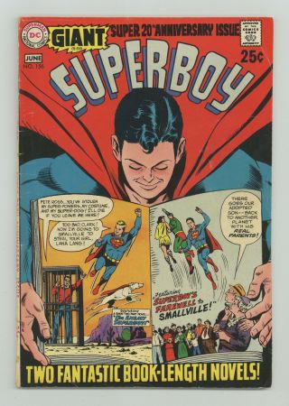Superboy (1st Series Dc) 156 1969 Vg 4.  0