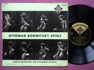 Telefunken 10 " Tw 30117,  Ottomar Borwitzky Cello Recital,  Piano Drescher,  Ex