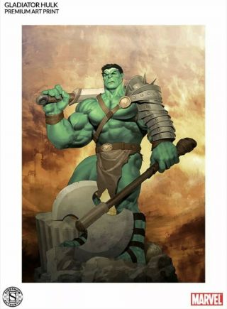 Sideshow Collectibles King Hulk Premium Art Print Ariel Olivetti