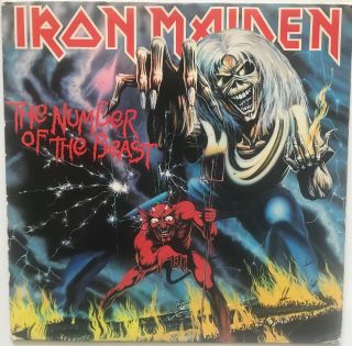 Iron Maiden - The Number Of The Beast - 1982 - Vinyl Record Lp
