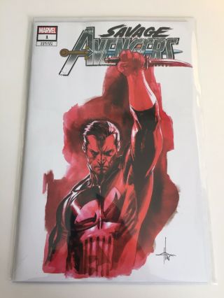Marvel Comics Savage Avengers 1 Dell’otto Variant Punisher Cover Nm,