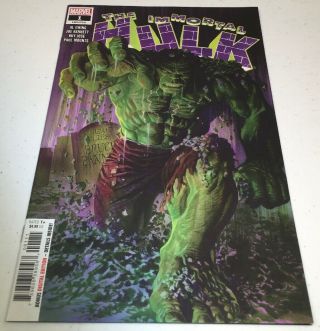Immortal Hulk 1 Marvel Comics 1st Print Ewing Joe Bennett Ross
