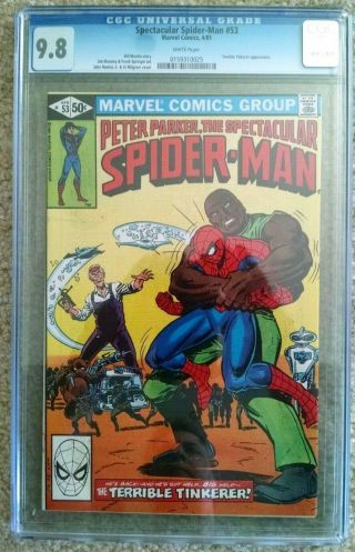 Peter Parker The Spectacular Spider - Man 53 Cgc 9.  8 Terrible Tinkerer