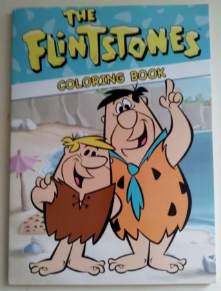 The Flintstones Coloring Book Hanna - Barbera Printed In 2016 96 Pages Of Fun