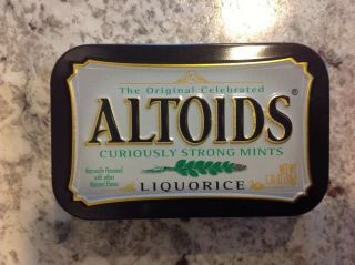 Altoids Liquorice Collectible Tin (empty)