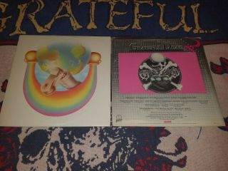 Grateful Dead - Europe ' 72 LIVE 3 x LP record & For The Faithful record 2