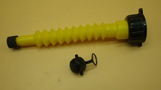 Vintage Wedco Plastic Gas Can Flexible Spout W/ Vent Cap