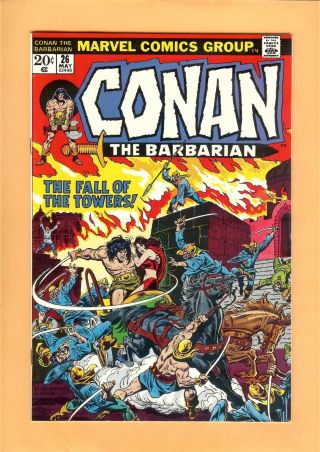 Conan The Barbarian 26 Buscema May 1973,  Marvel,  1970 Series Vf/nm
