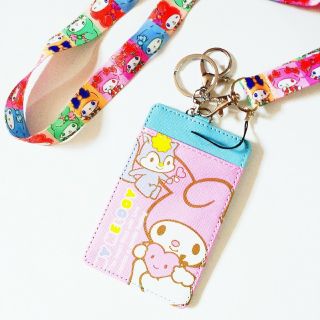 Cute My Melody ID Badge Lanyard Card Holder Wallet Neck Strap Travel Work 2