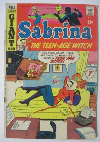 Sabrina The Teen - Age Witch 1 April 1971 Archie Comics Giant Size