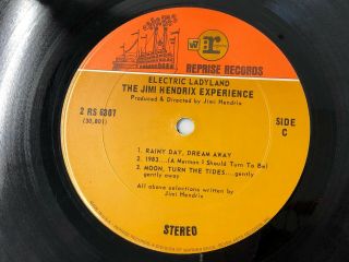 Jimi Hendrix Experience Electric Ladyland 1969 US 1st Press 2 RS 6307 VG 7
