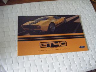 Nos 2002 Ford Gt40 Concept Dealers Brochure Fold Out