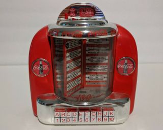 1996 Coca Cola Jukebox Bank That Plays 2 Coke Songs