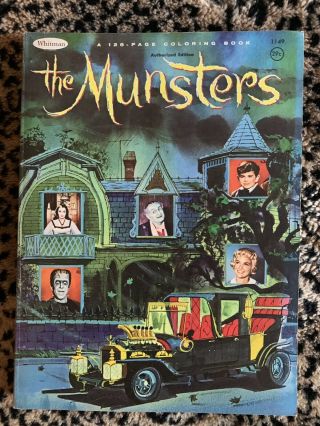 The Munsters 1965 Coloring Book Whitman - Rare