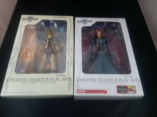 Kingdom Hearts Ii 2 Play Arts Roxas And Axel