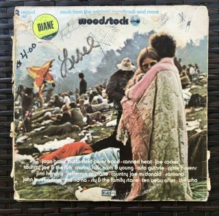 Woodstock Soundtrack 3 Lp Album Set 1970 Cotillion Records Sd3 - 500