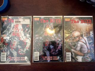 The Boys 7 Set Of All 3 Covers (7a 7b 7c) 1st Stormfront & Legend Nm Set