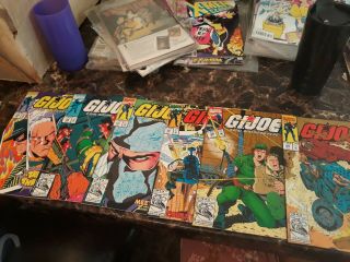 G.  I.  Joe 124 125 126 127 128 129 Marvel 1992 Comic Book F/vf