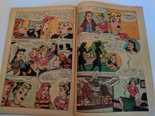 JUNIE PROM COMICS No.  6 1949 Pre - Code Teenage Comic Book Leggy GGA Cover VG/FN 4