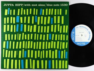 Jutta Hipp - With Zoot Sims Lp - Blue Note Japan - Blp 1530 Vg,