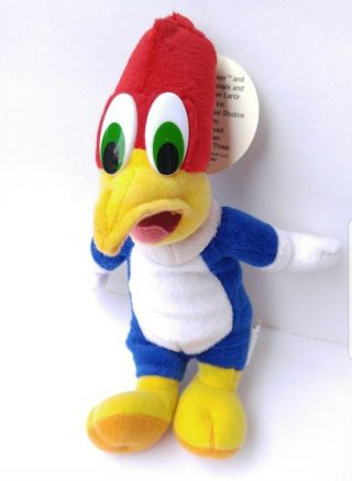 Woody Woodpecker 9 " Beanbag Plush Stuffed Animal By Toy Network 2002 W/hang Tag