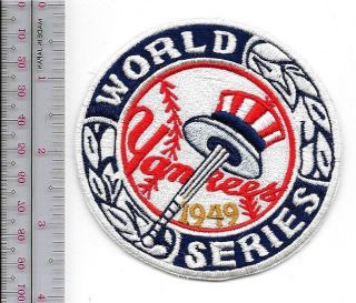 Baseball York Yankees Vs Brooklyn Dodgers 1949 World Series Promo Patch