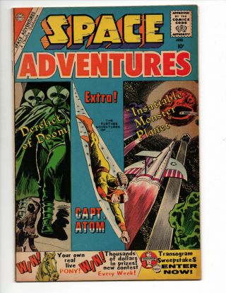 Space Adventures 34 (1960 Charlton) - 2nd App.  Captain Atom By Ditko