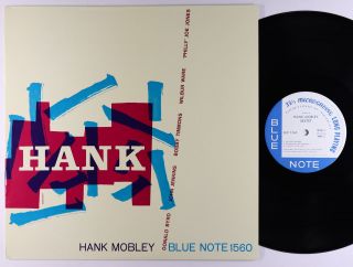 Hank Mobley Sextet - Hank Lp - Blue Note Japan - Blp 1560 Mono Vg,