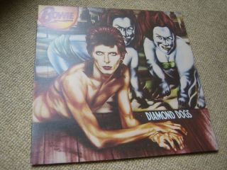 David Bowie Diamond Dogs Lp Uk 1st Press Oly A1/b1 - Great Audio [ex,  /ex]
