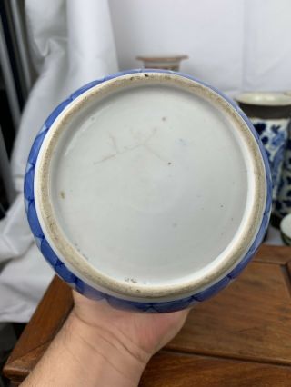 antique chinese blue and white bottle vase 6