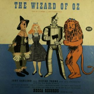 Judy Garland Victor Young - Decca 78rpm - Album 558 The Wizard Of Oz Folder Only