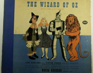 Judy Garland Victor Young - Decca 78RPM - Album 558 The Wizard of Oz Folder Only 2