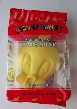 Vintage Looney Tunes Tweety Bird Bar Soap 1993 In Package Nos Warner Bros
